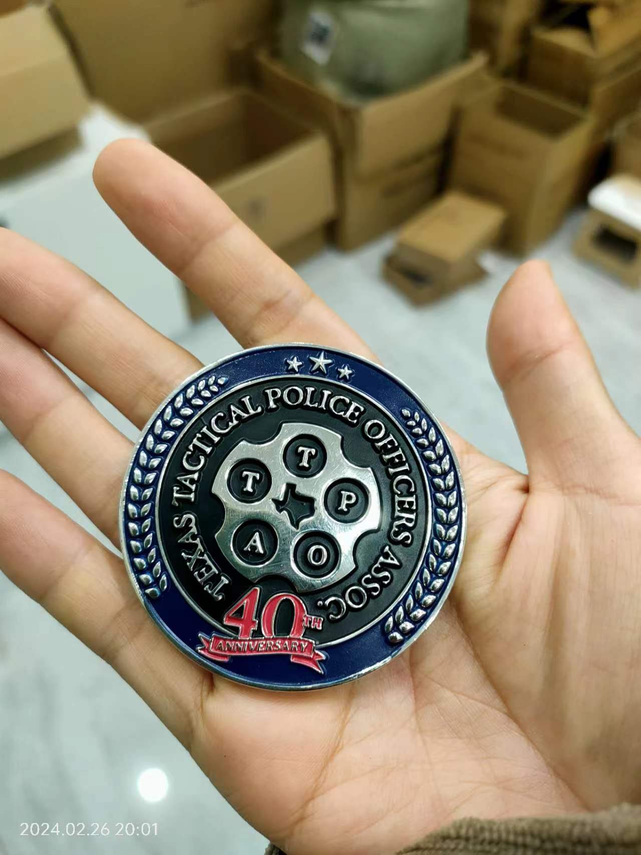 TTPOA Challenge Coin - 40th Anniversary