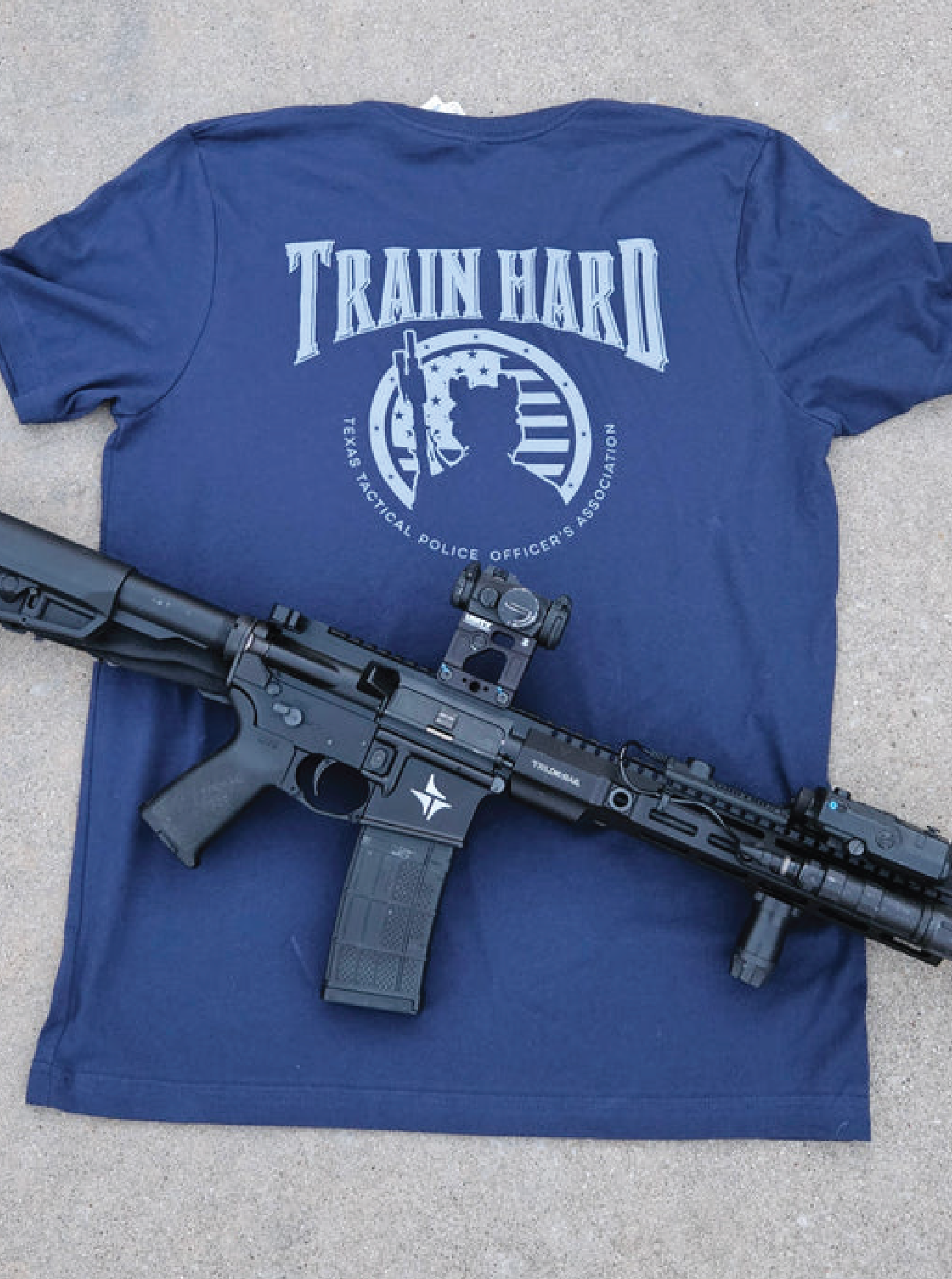 Train Hard Silhouette